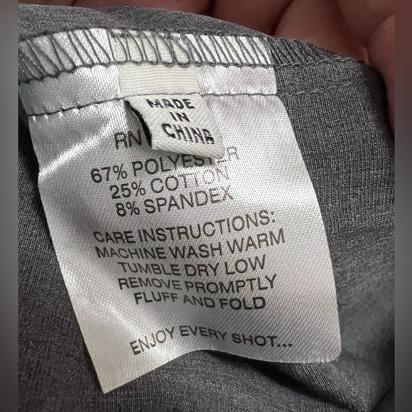 “Poster Girl” Black, Joggers, White Laced on Sides Zipper Pockets SZ: (L) Nice - Picture 6 of 6